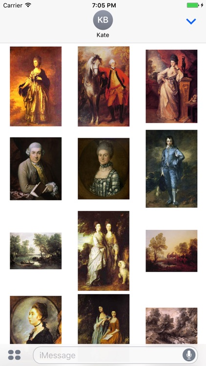 Thomas Gainsborough Artworks Stickers screenshot-3