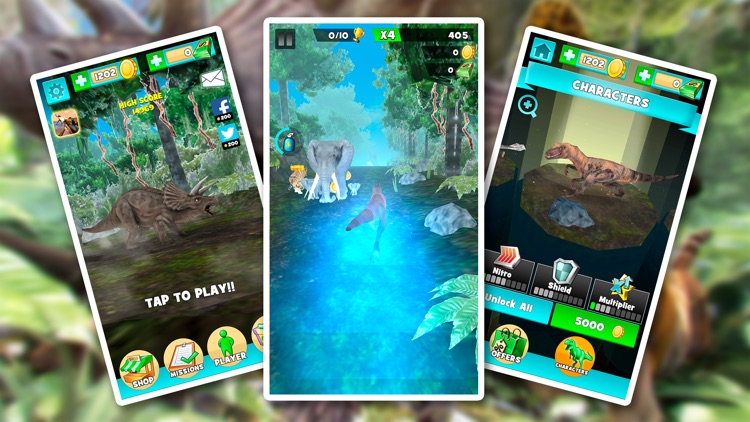 Jurassic Clan . Jungle Attack! screenshot-3