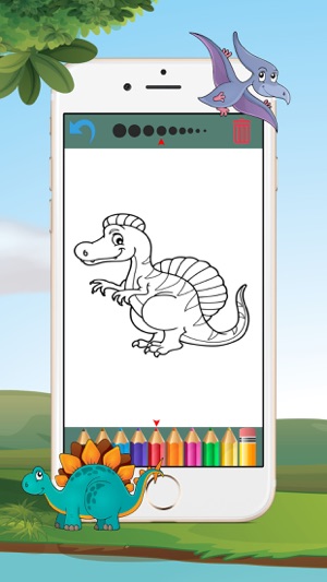 Dinosaur Coloring Book - Coloring Games for Kids &(圖4)-速報App