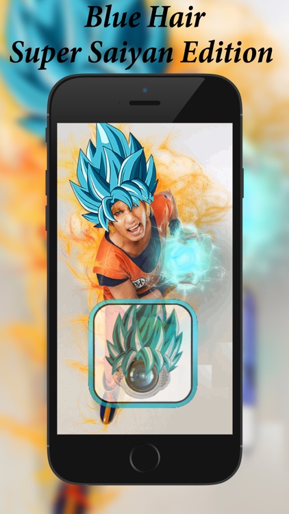 Photo Editor for Super Saiyan: Blue Hair Edition