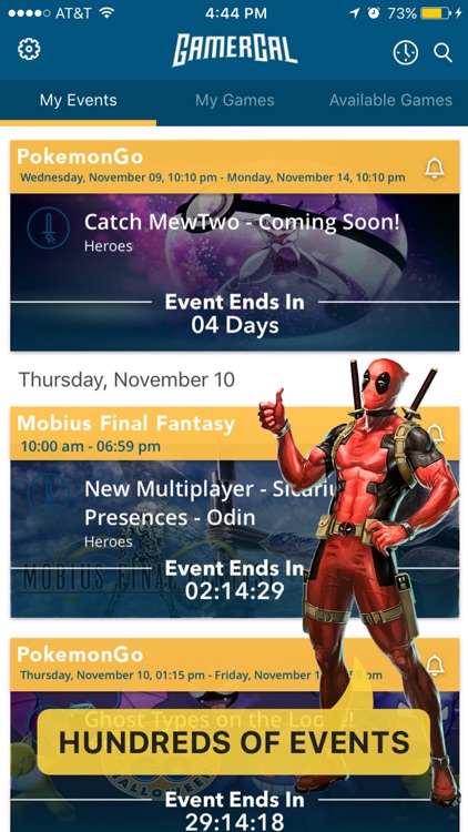 GamerCal - Gamer Guide Event Tracking + Tips