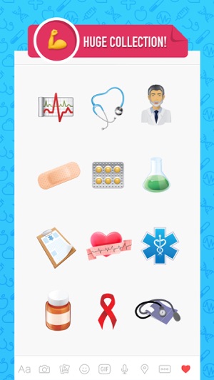 Healthmoji - emoji keyboard sticker for fitness(圖2)-速報App