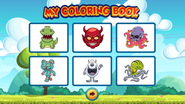 My Coloring Book: Monster ~ 樂趣圖畫比賽(圖1)-速報App