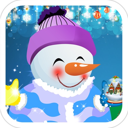Christmas Snowman Decoration -Fashion dress iOS App