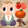 Baby Vegetables Games - Kids English Flashcards