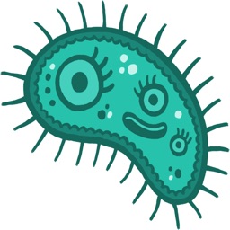 Microbes stickers by chayground