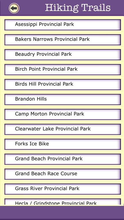 Manitoba Campgrounds & Hiking Trails,State Parks screenshot-3