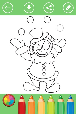 Circus Coloring Book for Kids: Learn to color screenshot 2