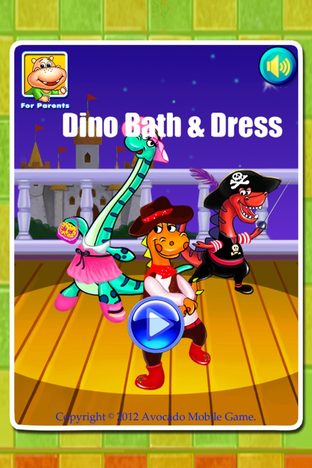 Dino Bath & Dress Up- Potty training game for kids screenshot 2