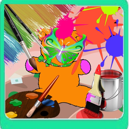 Color Page Game Teddy Bear Version iOS App