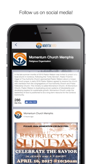 MomentumChurchMemphis(圖2)-速報App