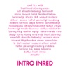 Intro Inred