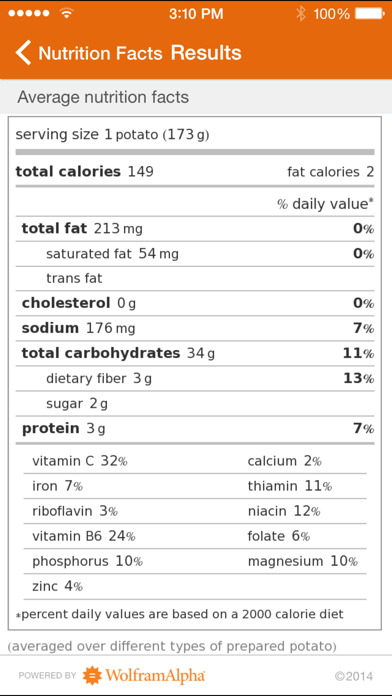 Wolfram Culinary Math... screenshot1