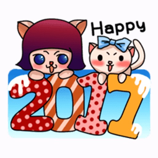 Happy New Year Stickers Vol3