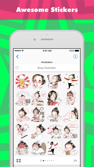 Busy Illustrator stickers by Amstickers(圖1)-速報App