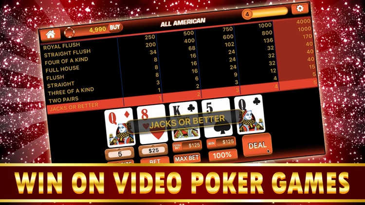 Vegas Casino Slot Roulette Poker Blackjack screenshot-3