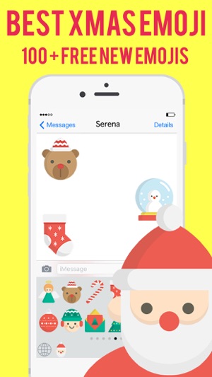 Christmas Xmas Emoji - Messenger Stickers Keyboard(圖3)-速報App