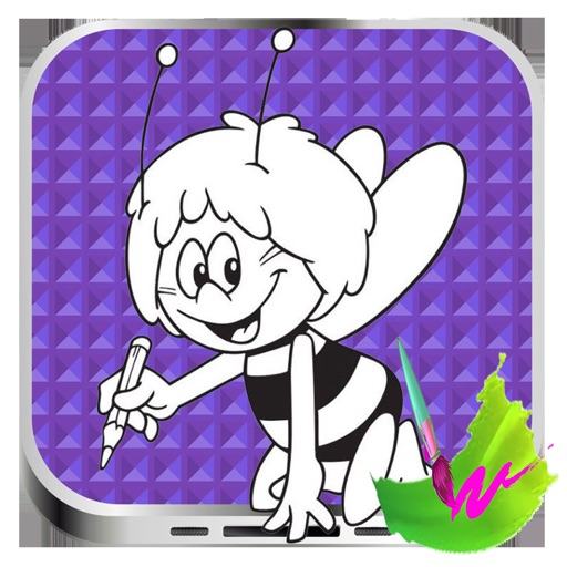 Tap Bee Paint Game For Toddle iOS App