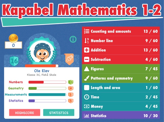 Kapabel Mathematics 1-2 grade