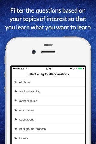 Free app for PHP technical job interview questions screenshot 3