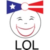 LOL - laughing out loud around the world stickers