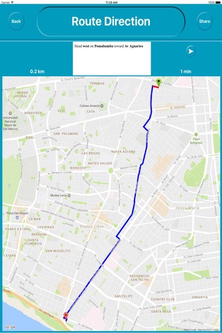 Lima Peru City Offline Map Navigation EGATE screenshot 4