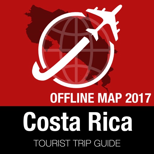 Costa Rica Tourist Guide + Offline Map icon