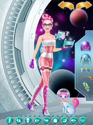 Space Girl Salon - Makeup and Dress Up Kids Games screenshot 4