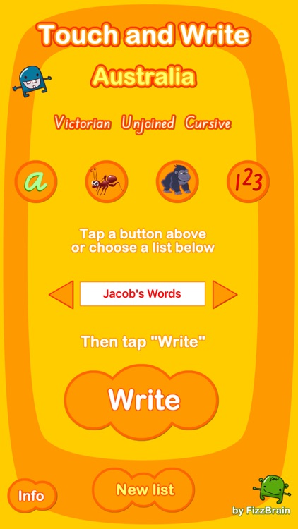 Australian Touch and Write: Victorian Cursive