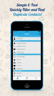 contactmanager - merge, cleanup duplicate contacts iphone screenshot 1