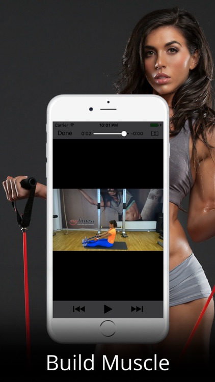 Resistance Band Training Exercises Rubber Workout screenshot-3