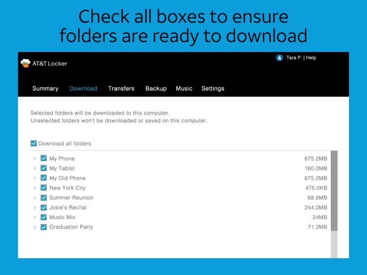 AT&T Locker™ for iPad