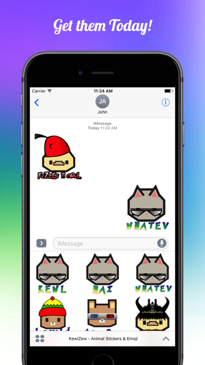 KewlZew - Animal Stickers & Emoji(圖3)-速報App