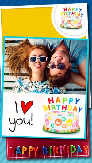 Birthday greeting cards & stickers – Photo editor(圖1)-速報App