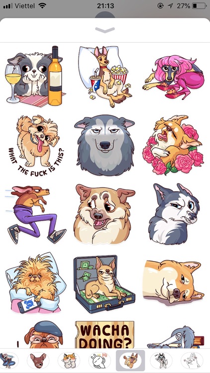 Dog Cute Pun Funny Stickers