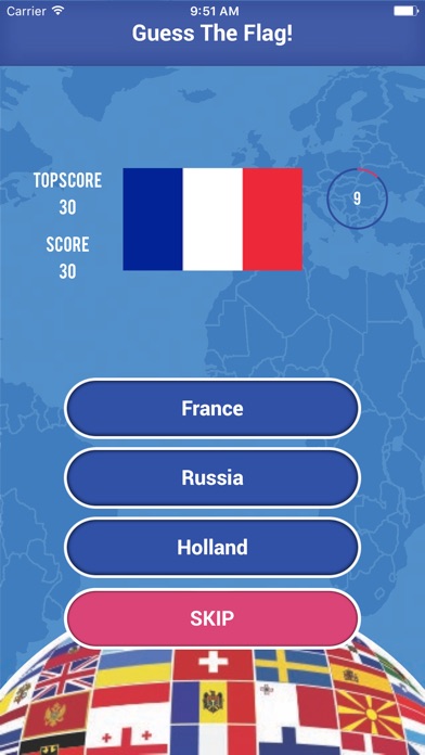 Guess The Flag Quiz of Country 2.0 IOS -
