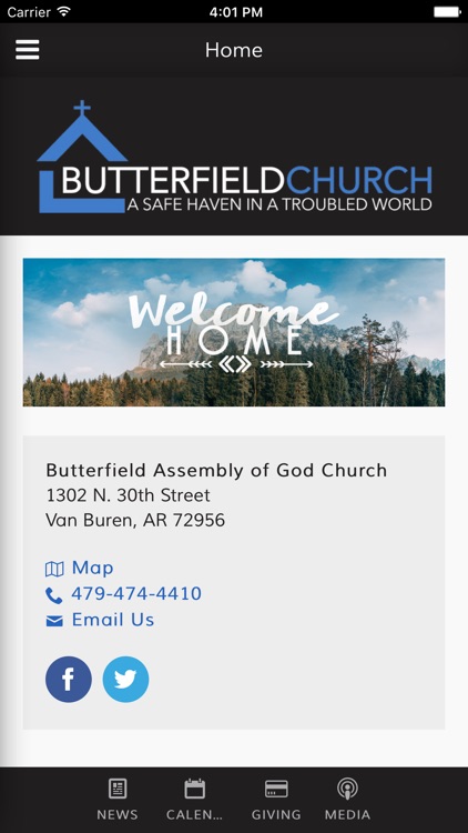 Butterfield Church App of Van Buren, AR