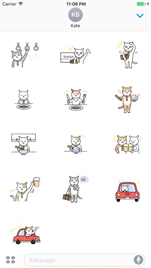 Theodore The Talking Cat English Stickers(圖3)-速報App