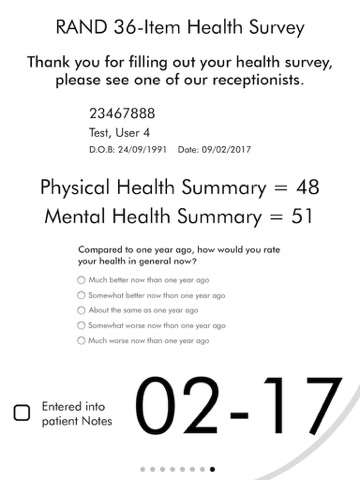 RAND SF 36 Item Health Survey screenshot 4