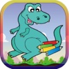 Coloring Page Dinosaur Learning Games for Kids