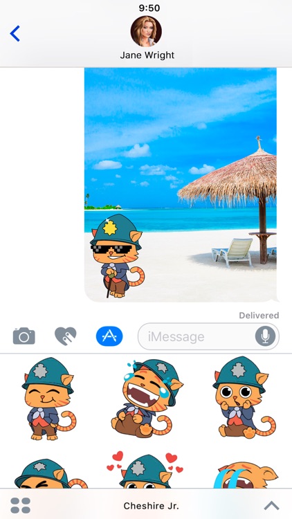 Cheshire Jr. Animated Stickers Pack screenshot-3