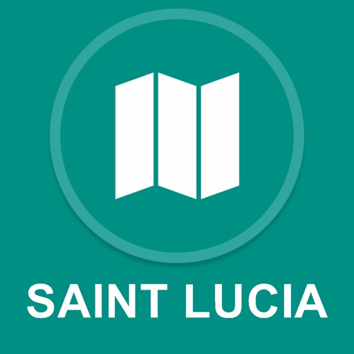 Saint Lucia : Offline GPS Navigation icon