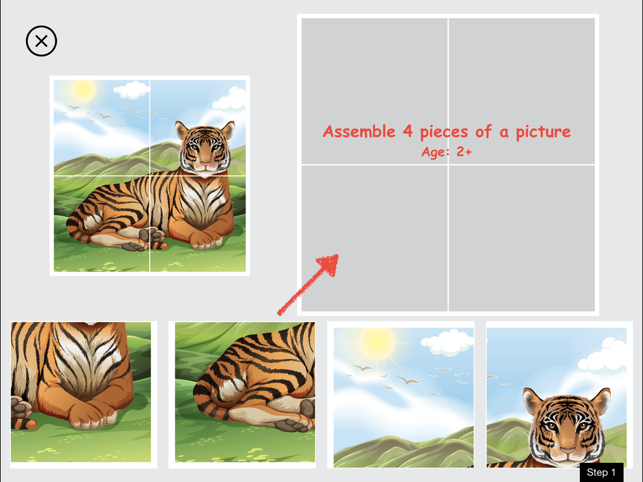 Animal Jigsaw - Assemble 4 pieces of a picture(圖1)-速報App