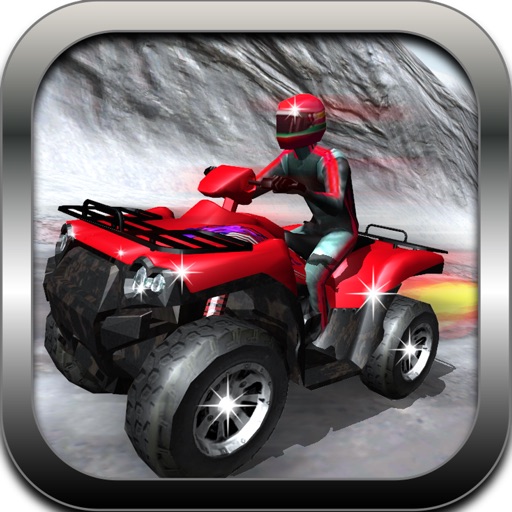 ATV Quadbike Frozen Highway Icon