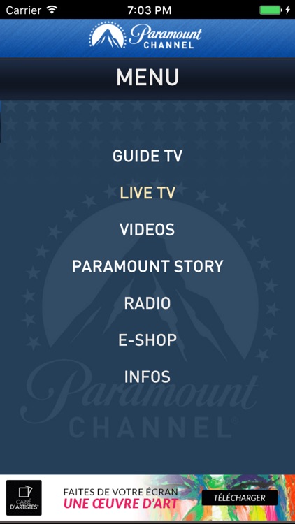 PARAMOUNT CHANNEL
