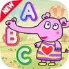ABC Hippo Elephant Pig - Preschool Learn Letters