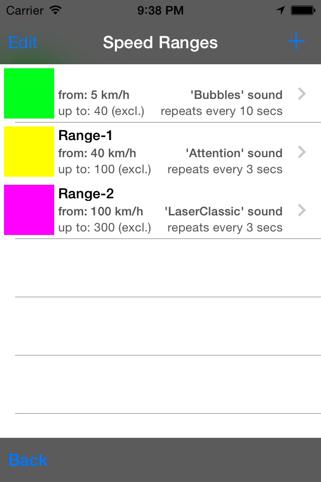 AudibleSpeed (GPS Speed Monitor) - Express Edition screenshot 4