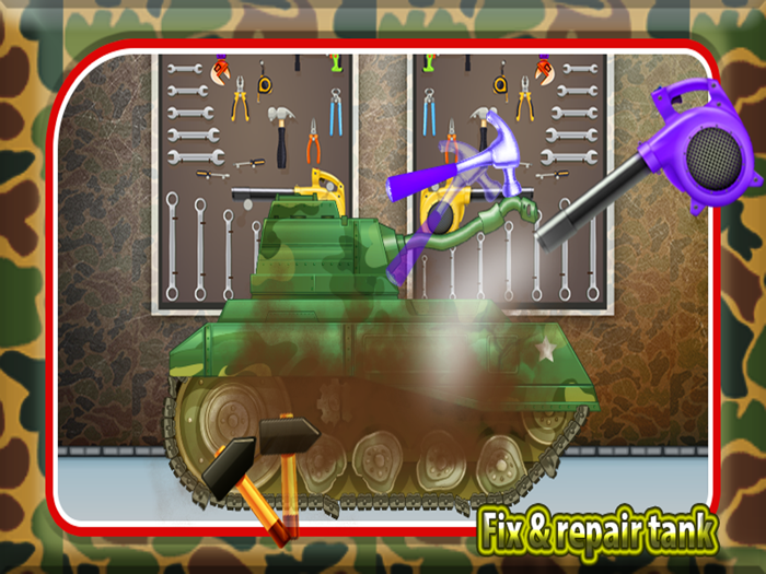 キッズ軍タンク修理 - 戦車戦車工場