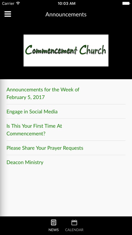 Commencement Church - Cincinnati, OH