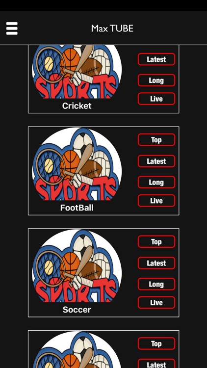 Max Tube LIVE - Sport, Games & Entertainment screenshot-3
